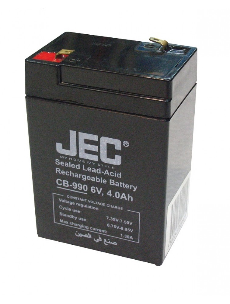 Lead acid rechargeable battery 6v 4ah CB-990