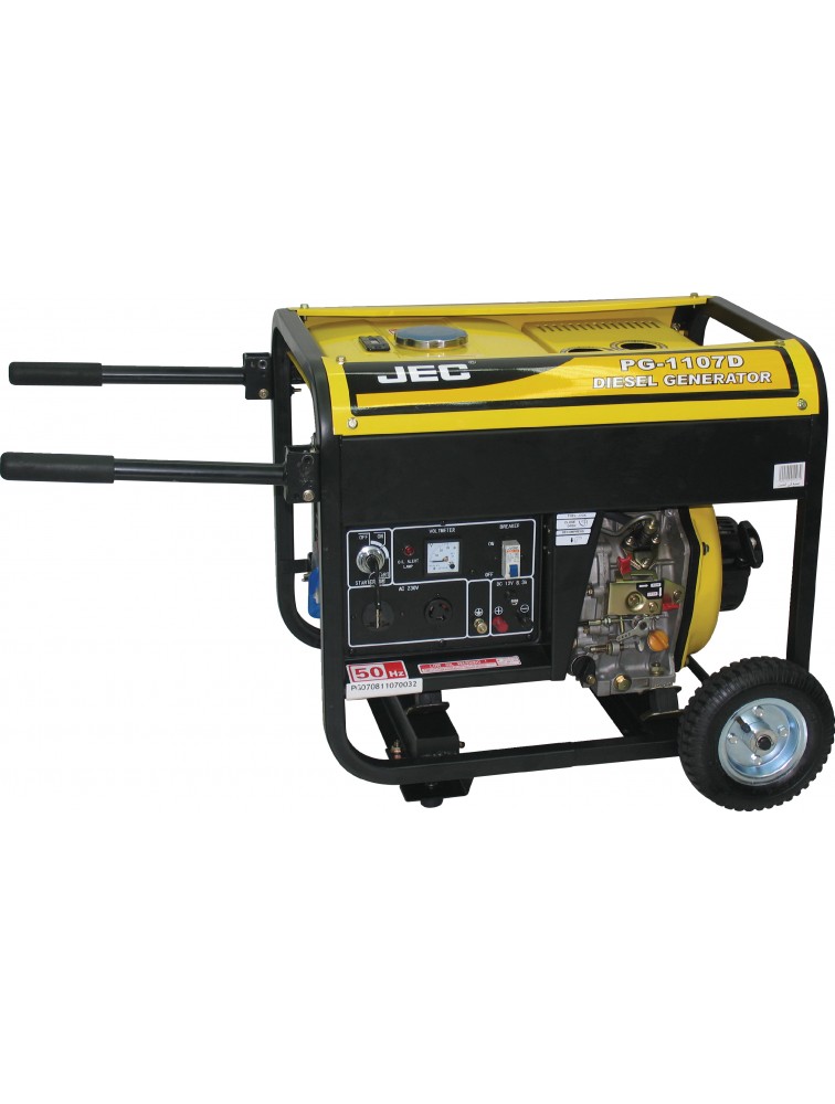 2 KVA open type) Diesel generator including battery/ Electric & Recoil start Generator PG1107D